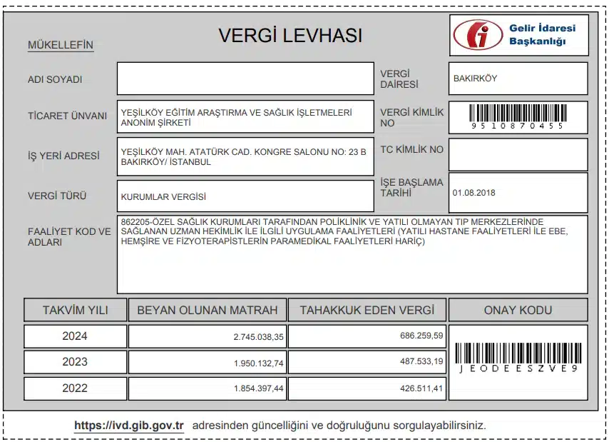 Tax Registration